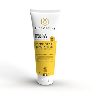 CICAMANUKA Cr&egrave;me Pieds R&eacute;paratrice au Miel de Manuka IAA15+ 75ml Cica Manuka