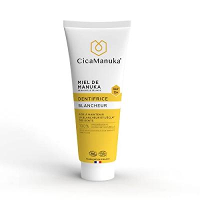 CICAMANUKA Dentifrice Blancheur au Miel de Manuka IAA15+ 75ml Cica Manuka