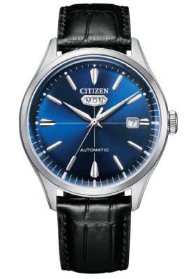 CITIZEN Montre automatique Mechanical Bleu NH8390-20LE Gris 