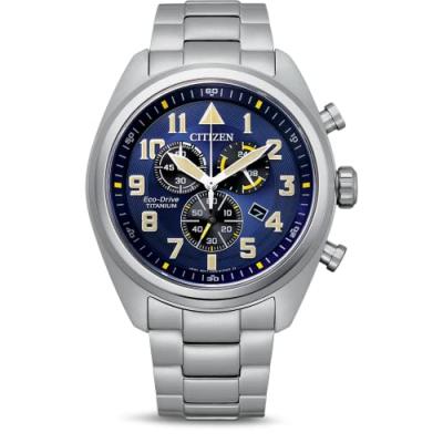 CITIZEN  Chronographe Super Titanium Eco Drive AT2480-81L