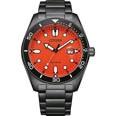 CITIZEN Montre Marine Orange AW1765-88X Noir 