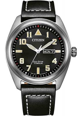CITIZEN Montre Homme  MONTRES BM8560-29E - Bracelet Cuir Noir