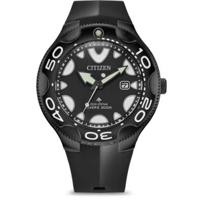  Montre Homme CITIZEN MONTRES BN0235-01E - Bracelet Silicone Noir