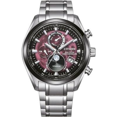 CITIZEN Montre Homme Radio controlee Rouge BY1018-80X