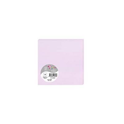 POLLEN Paquet de 25 cartes simples  135x135mm Lilas 210g