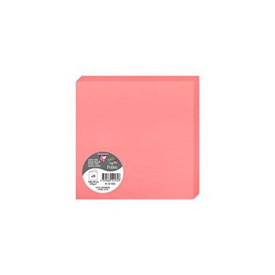 POLLEN  Carte 210g pli&eacute;e 160x160 litchi pqt 25