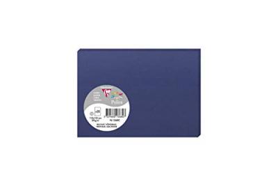 POLLEN Paquet de 25 cartes simples  110x155mm Bleu nuit 210g