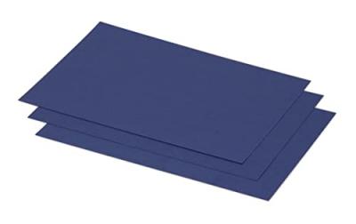 POLLEN Paquet de 25 cartes simples  158x222mm Bleu Nuit 210g