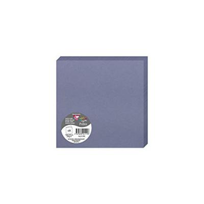 POLLEN Clairefontaine Carte 210g Pli&eacute;e 160x160 Myosotis Pqt 25