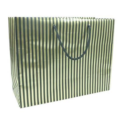 CLAIREFONTAINE  Sac cadeau 'Premium rayures', grand