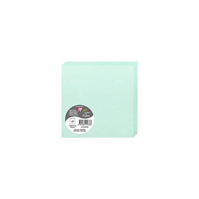 POLLEN Clairefontaine Carte 210g Pli&eacute;e 135x135 Vert Jade 210g Pqt 25