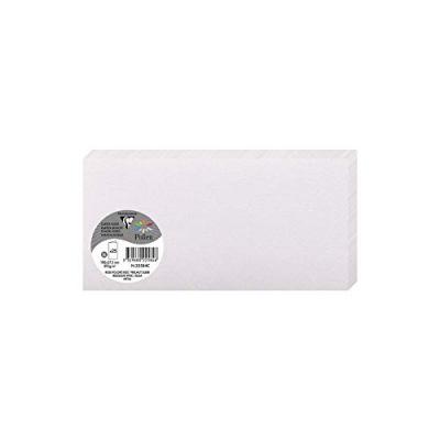 POLLEN Paquet de 25 cartes pli&eacute;es  106x213mm Rose Poudr&eacute; Iris&eacute; 210g
