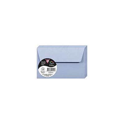 CLAIREFONTAINE Pack de 20 enveloppes  Pollen 90 x 140 mm Bleu Lavande