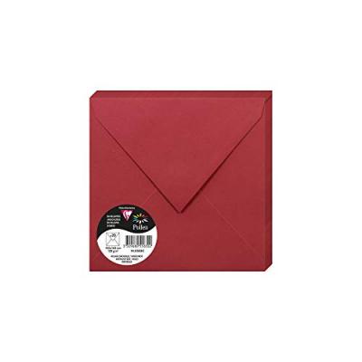 POLLEN Paquet de 20 enveloppes  165x165mm Rouge Groseille 120g