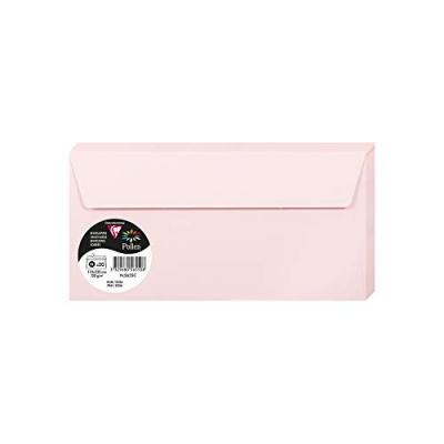 POLLEN Paquet de 20 enveloppes  110x220mm DL Rose 120g