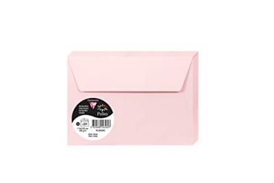 POLLEN Paquet de 20 enveloppes  114x162mm C6 Rose 120g