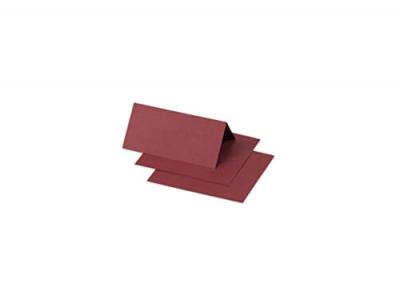 POLLEN  Marque-place 85x80 bordeaux pqt 25