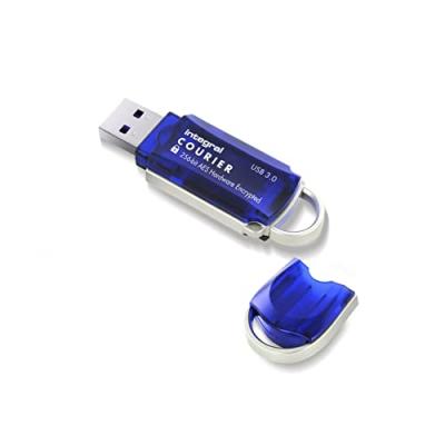 INTEGRAL EUROPE Integral Courier FIPS 197 Encrypted USB 3.0 - cl&eacute; USB - 16 Go 