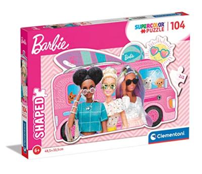 CLEMENTONI  Barbie Puzzle 104 Pieces Rose