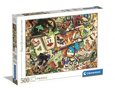 CLEMENTONI Puzzle The Butterfly Collector - 500 Pi&egrave;ces  - La Bo&icirc;te