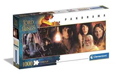 CLEMENTONI  Puzzle 1000 Pieces Panorama The Lord Of The Rings Argent&eacute;
