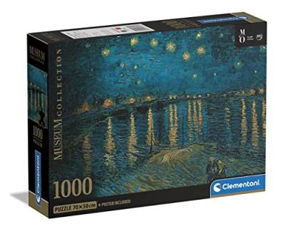CLEMENTONI Puzzle 1000 pi&egrave;ces  Orsay Van Gogh