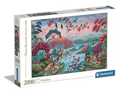 CLEMENTONI Puzzle adulte, 2000 pi&egrave;ces - the peaceful jungle
