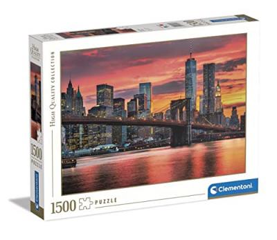 CLEMENTONI Puzzle 1500 pi&egrave;ces  East river at Dusk