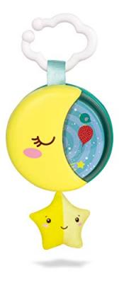 CLEMENTONI  peluche musicale Sleepy Moon jaune 25 cm