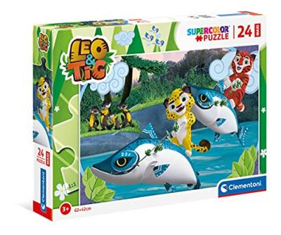 CLEMENTONI Puzzle Pi&egrave;ces XXL - Leo & Tig 