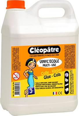 CLEOPATRE Colle vinylique blanche VINYL'ECOLE 2 kg - Cl&eacute;op&acirc;tre - couleur variant