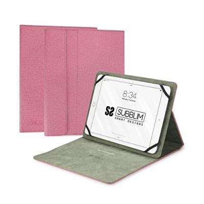 SUBBLIM Etui  Clever Stand Rose pour Tablette 10,1