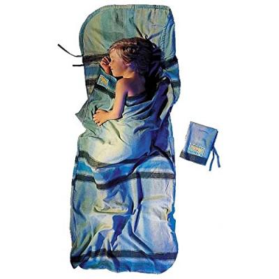 COCOON  Cotton Flanell Kid Sack Travel Sheet Bleu 180 x 76 cm