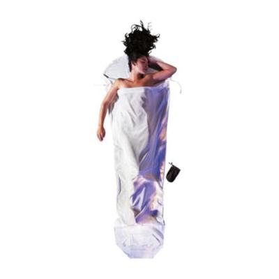 COCOON  Silk Mummy Liner Bed Sheet Blanc 241 x 90-56 cm 
