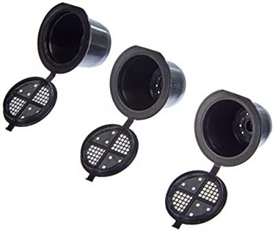 SCANPART Coffeeduck Capsules Nespresso rechargeable pour Nespresso, 3 pi&egrave;ces