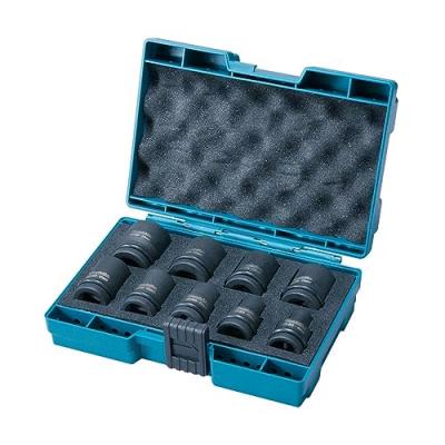 MAKITA  - Coffrets 9 douilles 1/2'' pour boulonneuses &agrave; chocs B-66232