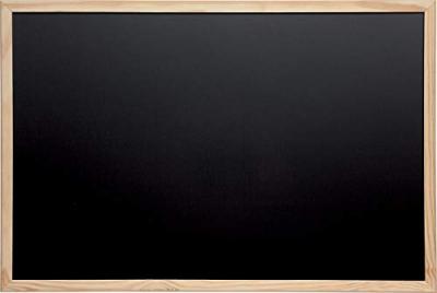 MAUL  Tableau avec cadre en bois, (L)600 x (H)400 mm, noir - Lot de 2