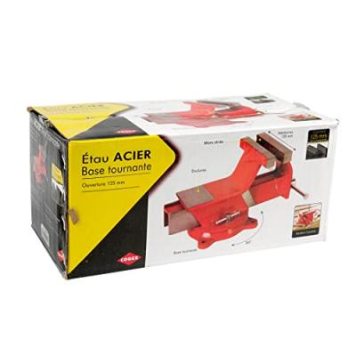COGEX  Etau acier &agrave; base tournante 125mm
