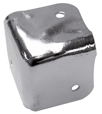 SOUND & LIGHT ACCESSORIES Coin De Protection Pour Enceintes, Blanc Metallique, 38 X 38mm X 90&deg;