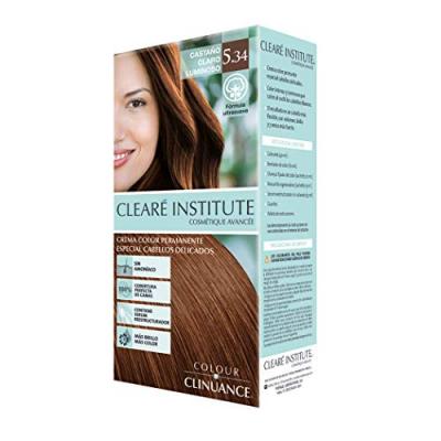 CLEARE INSTITUTE  Colour Clinuance Permanent Dye 534 Light Brown 170ml