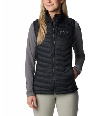 COLUMBIA Veste sans manche  powder pass noir femme