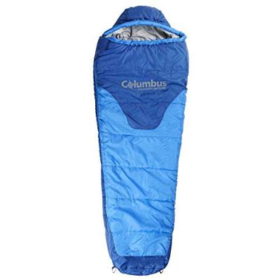 COLUMBUS OUTDOOR Columbus Aneto Junior Sleeping Bag Bleu Short / Right Zipper