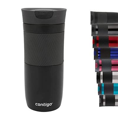 Travel mug Byron Noir Mat 470ml - Contigo - Noir - Inox