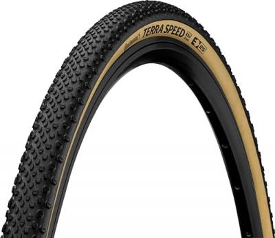 CONTINENTAL Pneu  Terra Speed TL (ProTection, souple) - Black/Cream Wall