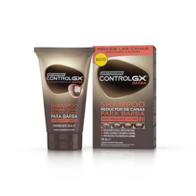 JUST FOR MEN  Control Gx Shampoing R&eacute;ducteur de Gris pour Barbe 118 ml