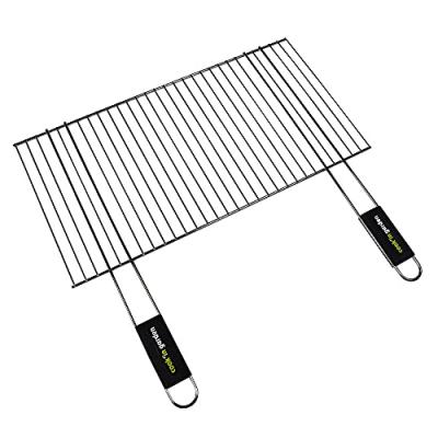 COOK IN GARDEN Grille chrom&eacute;e 57x40cm 2 poign&eacute;es manche soft touch - Garden Max
