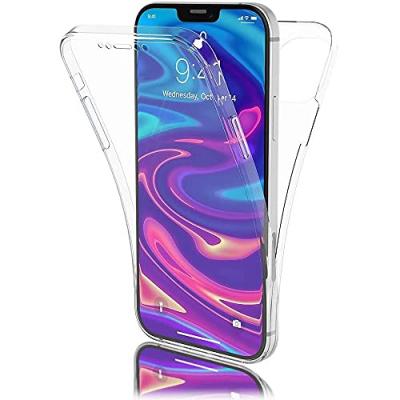 EVETANE Coque 360 iPhone 13 Pro Max - TPU - Transparent