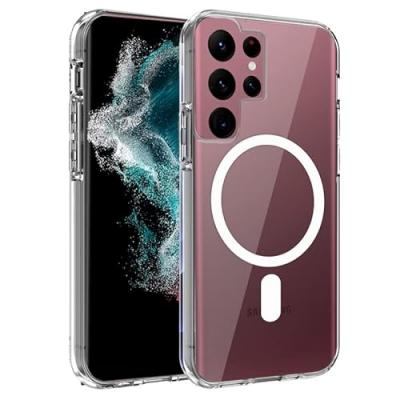 COOL Coque magn&eacute;tique transparente  pour Samsung S908 Galaxy S22 Ultra