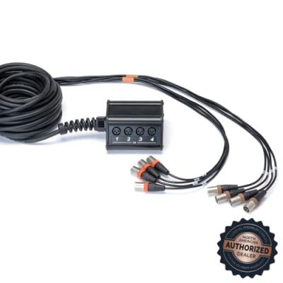 CORDIAL  Bo&icirc;tier de sc&egrave;ne 8 entr&eacute;es XLR c&acirc;ble 15 m