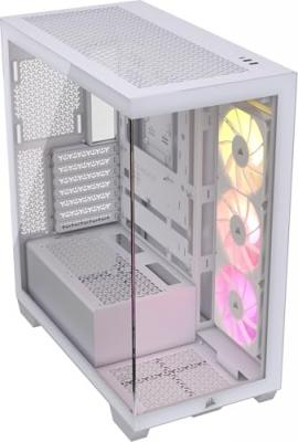 CORSAIR Case  3500x Argb Midi Tg White Btf & P.zero